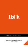 1blik Schoolagenda EF 2026/2027 - Slimme Planagenda (Weekeditie zondag t/m zaterdag) voor PO, VMBO, HAVO, VWO, VSO, HBO