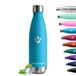 Thermoskan 500 ml, metalen thermosfles, dubbelwandig, roestvrij staal, BPA-vrij, geschikt voor koolzuurhoudende dranken, thermosfles voor camping, kinderen, fitness, bubbels, sport, reizen, jongens