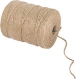 Merkloos / Sans marque Rayher Hobby Jute garen/draad - naturel - op spoel - 280 meter x 3,5 mm - Creatief hobbytouw / deco