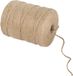 Merkloos / Sans marque Rayher Hobby Jute garen/draad - naturel - op spoel - 280 meter x 3,5 mm - Creatief hobbytouw / deco