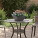vidaXL Plantenbak Zwart 35 x 35 x 15 cm Koudgewalst staal