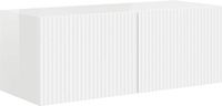 vidaXL TV Wandkast 78,5 x 30 x 29,5 cm Glanzend Wit Bewerkt Hout