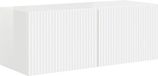 vidaXL TV Wandkast 78,5 x 30 x 29,5 cm Glanzend Wit Bewerkt Hout
