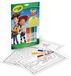 Crayola Livre de coloriage - Toy Story 5 - 32 pages à colorier et 7 mini feutres lavables