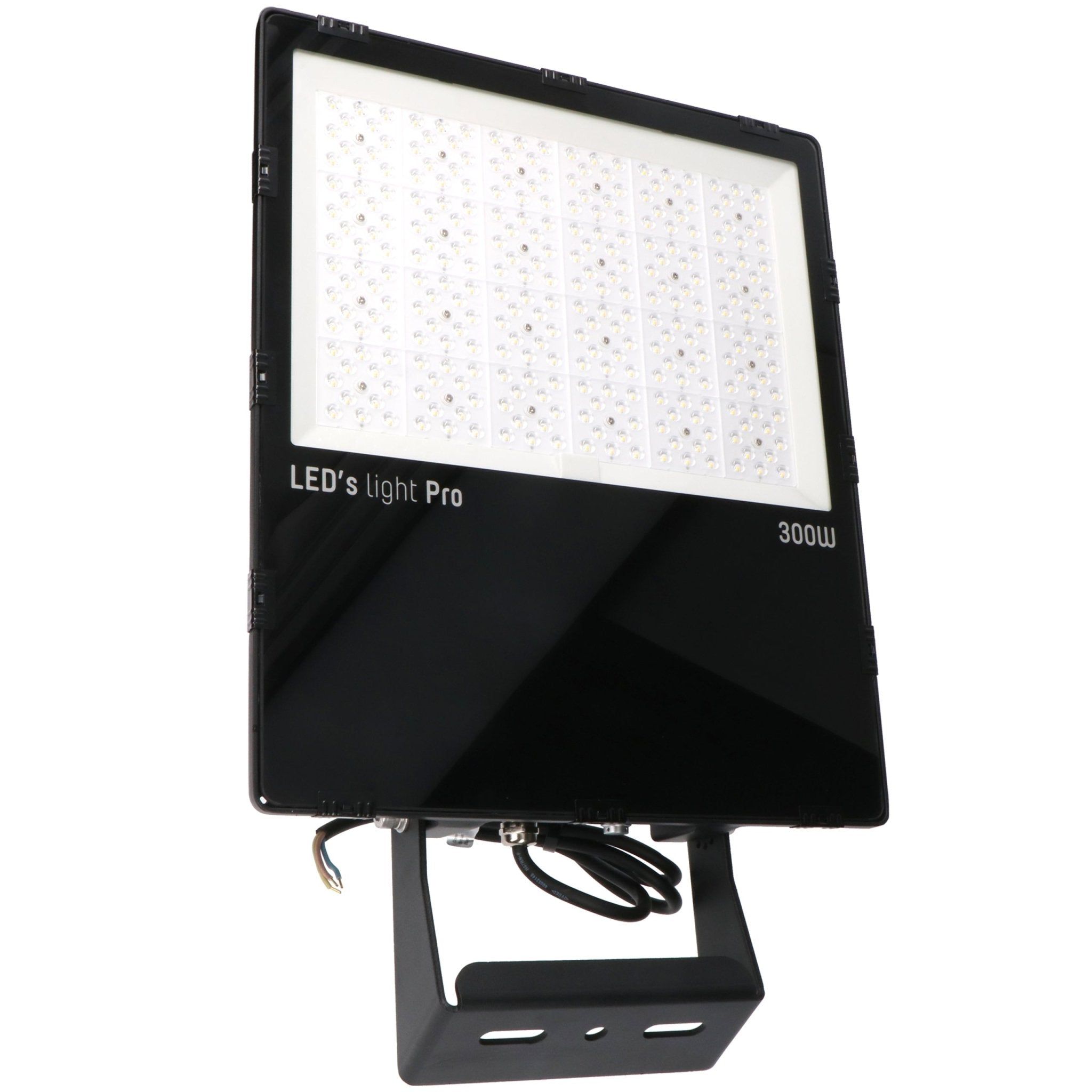 Heavy Duty LED Floodlight 300W - Waterproof (IP66) & Corrosion Resistant (C4) - Black