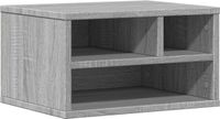 vidaXL Printerkastje 40x32x22,5 cm bewerkt hout grijs sonoma eiken
