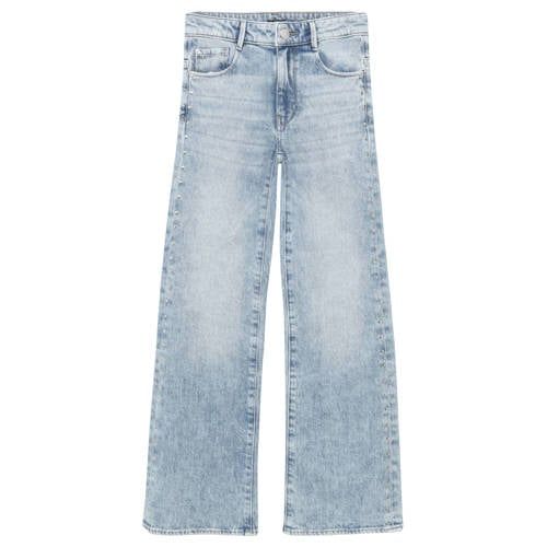 Indian Blue Jeans Wide Fit Studs wide leg jeans - mediumblauw