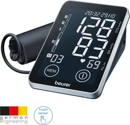 Beurer BM 58 - Bloeddrukmeter bovenarm - Touchscreen - 5 Jaar garantie