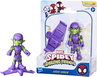 Hasbro Marvel Spidey and His Amazing Friends Green Goblin speelfiguur met accessoire