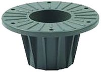 Zwaardvis Support de base en Delrin encastré pour tables 60 mm vert