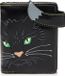Shagwear Portemonnee - Compact Beugelportemonnee - Dames - Kunstleer - Fluffy Cat (0553sm)