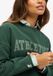 Superdry Athletic Essentials Relaxed Crew Sweatshirt Dames Enamel Green UK12-EU40