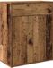 vidaXL Dressoir 60x30x75 cm bewerkt hout oud houtkleurig