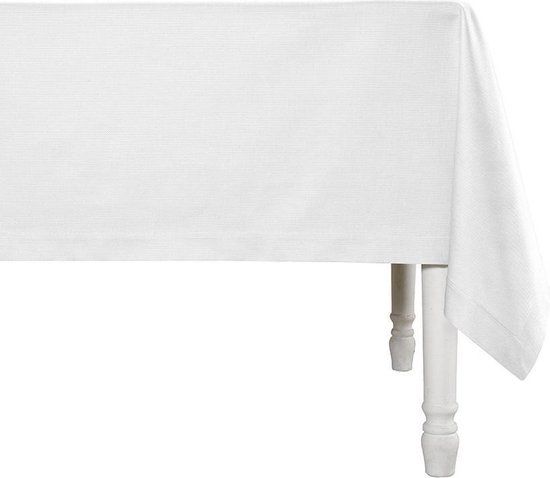 De Witte Lietaer Kalahari Tafellaken - 170 x 360 cm - Katoen - Wit