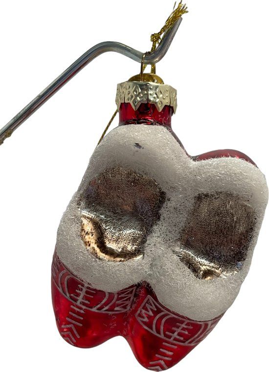 Decoris Crazy Christmas Tree Hanger Clogs Red