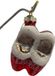 Decoris Crazy Christmas Tree Hanger Clogs Red