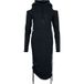 Poizen Industries Gothic Maxi-jurk Jorie Dress - Zwart