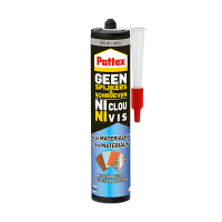 Pattex Pattex Geen Spijkers & Schroeven montagekit voor binnen en buiten grijs (390 gram)