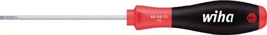 Wiha SoftFinish Slotted Screwdriver for Deep-Set Screws 4.0mm x 150mm - 302040150
