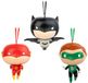 Grupo Erik DC Comics - Set van 3 Kerstballen (Batman, Flash, Green Lantern) - Multicolours
