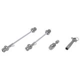XLC Heren QR-L08 wielnaven, titanium, one-size
