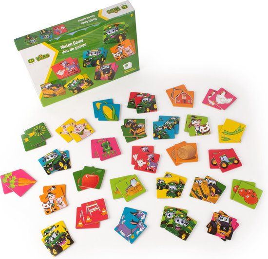 TOMY Games John Deere Memory - Boerderij - 3+ jaar