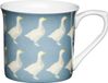 Kitchencraft Mok Fine Bone China Ganzen 300 ml blanc/bleu