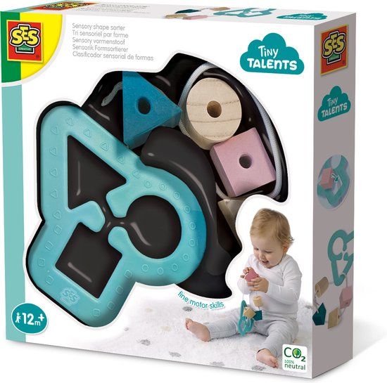 SES - Tiny Talents - Sensory Vormenstoof - Montessori Speelgoed - 1 Jaar+