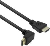 ACT 1 meter HDMI High Speed kabel v2.0 HDMI-A male haaks - HDMI-A male recht AK3676