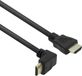 ACT 1 meter HDMI High Speed kabel v2.0 HDMI-A male haaks - HDMI-A male recht AK3676