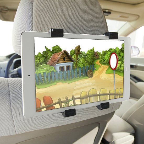 iCall Universele Auto Hoofdsteun Houder - Car Tablethouder - Autohouder voor Tablets 7 tot 11 inch - Headrest Tablet Holder voor iPad / Samsung Galaxy Tab / Asus / Lenovo / Microsoft hoesjes Apple iPad