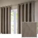 Paoletti Corinthian Velvet Gordijn Paar - Taupe - 229x137cm
