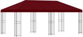 vidaXL Tuinpaviljoen 6 x 3 m Bordeauxrood Polyester en Staal 190 gsm