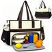 Omgoods - Sacoche d'ordinateur portable - Noir et Blanc, Polyester