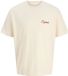 JACK&JONES Jongens T-shirt JWHDIA GRAPHIC BACK TEE SS CREW N JNR - Katoen - Maat 128 - Antique White
