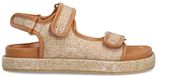 Sacha - Dames - Beige raffia plateau sandalen - Maat 39