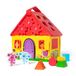 Melissa & Doug Blue's Clues & You! Draagbaar houten huis met vormensorteerder - Activiteiten speelset (8-delig)