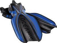Oceanic Manta Ray Palmes de plongée - Palmes de plongée à talon ouvert - Adultes - Bleu/Noir - XL