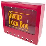 Brady Wandmontage Groepsslot Box voor Lockout/Tagout, Klein, 17,8 cm Hoogte, 20,3 cm Breedte, 2-1/4 inch Diepte