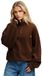 Superdry Monogram Sweatshirt Met Halve Rits Bruin 2XS Vrouw