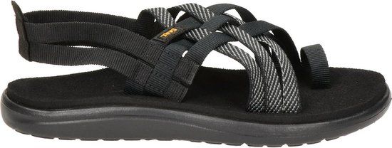 Teva W VOYA STRAPPY Dames Sandalen - Zwart - Maat 37