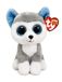 Ty 36006 GL slush-hond pluche, wit, groen en blauw, 15 cm