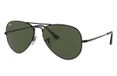 Ray-Ban RB3689 Zonnebril Piloot Zwart Metaal Groen