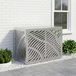 VidaXL Housse de climatiseur argent 100 x 50 x 70 cm