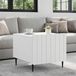 Prolenta Maison Exclusive - Salontafel met lades, wit, 49 x 50 x 42 cm, houtvezel