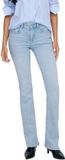 ONLY Flared fit jeans ONLBLUSH Mid waist Flared fit Jeans Light Blue Bleached Denim S X L32