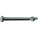 Rotofor - 25 Boulons de charpente à tête hexagonale zingués - Diamètre 16 mm - Longueur 360 mm