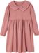 Vertbaudet Robe avec col fantaisie en tricot fantaisie pour filles