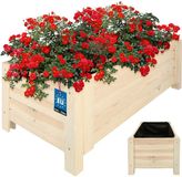 KOTARBAU® Houten Plantenbak, Kiefernhout, 79 x 39 x 30 cm, Wit