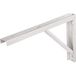 Alberts 803025 U-profiel console | wit | hoogte 175 mm | diepte 400 mm